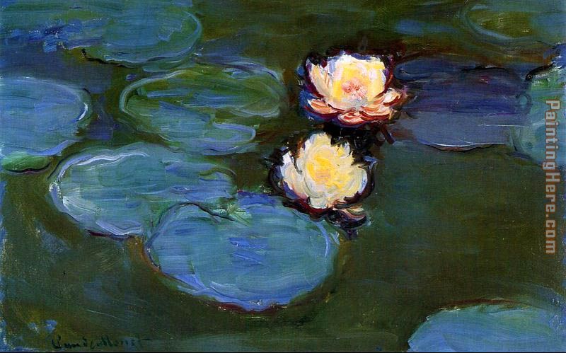 Water-Lilies painting - Claude Monet Water-Lilies art painting